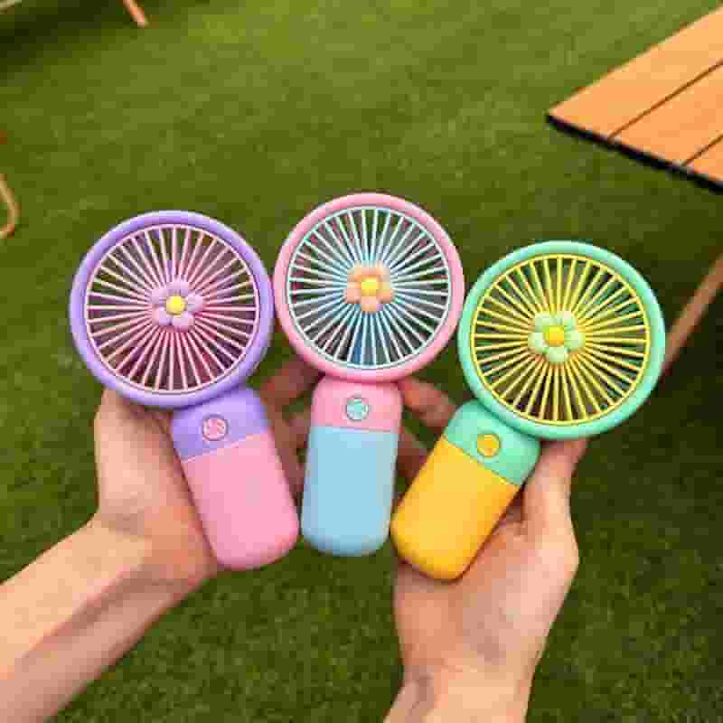 Mini fan with USB charger