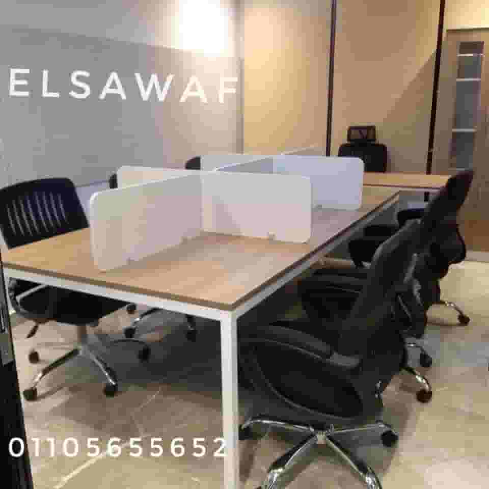 خلية عمل - مكاتب موظفين - work station- partition - وحدات كول سنتر - أثاث مكتبي- office furniture