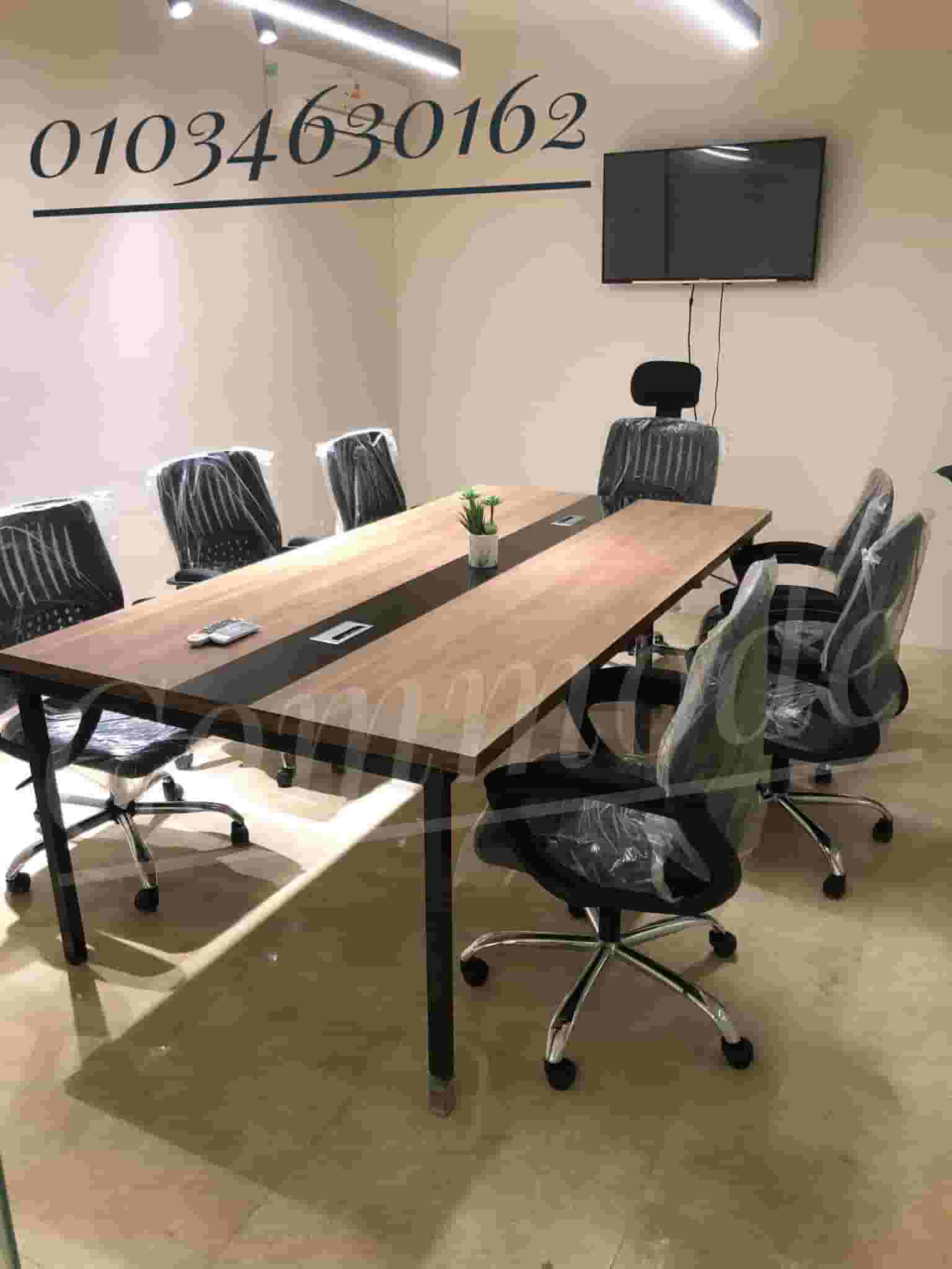 Spanish mdf wood meeting table 