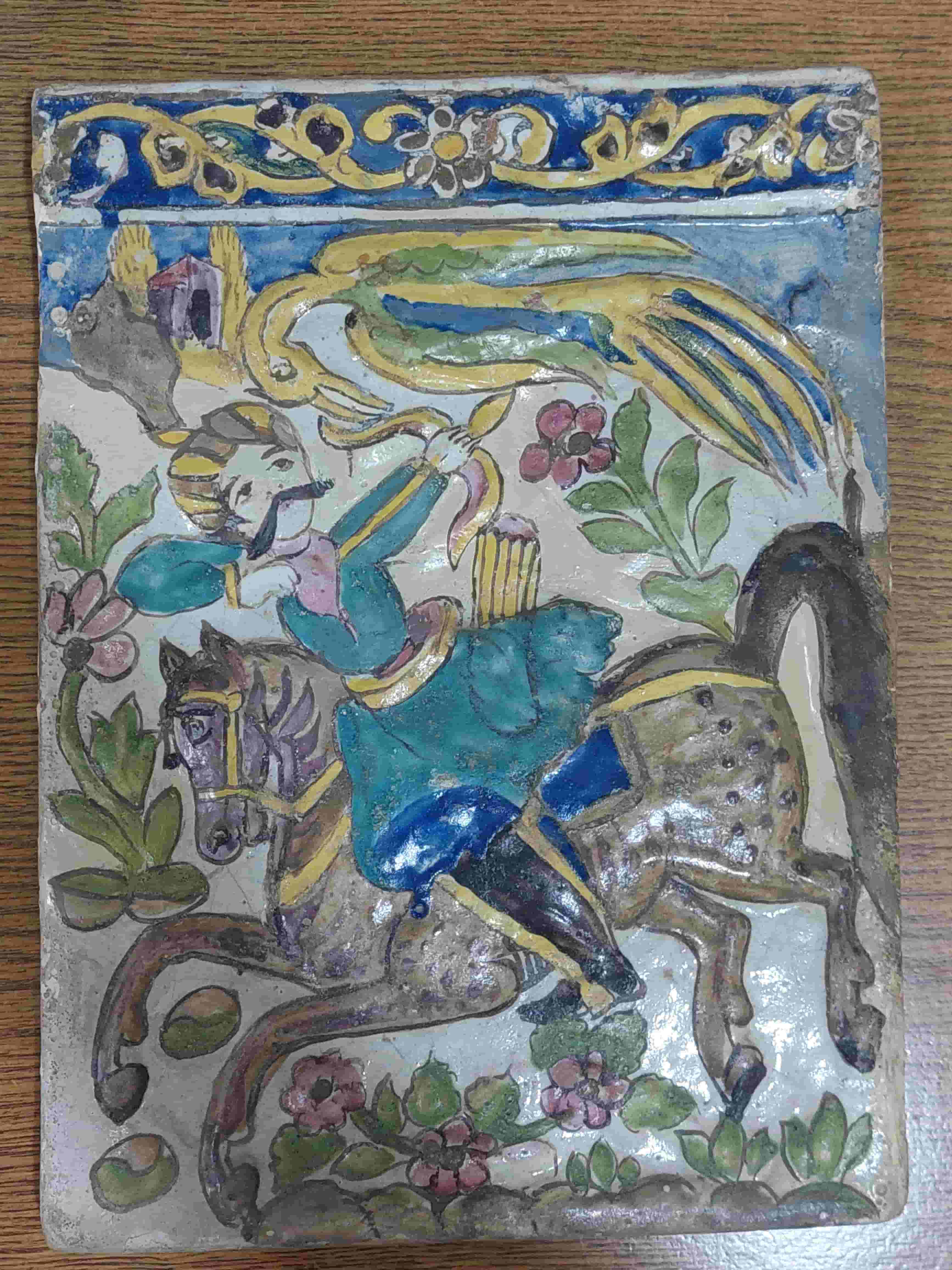 An old ceramic piece An old ceramic piece