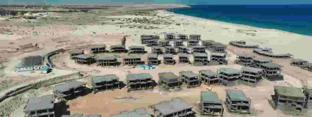 A chalet under construction in the North Coast A chalet under construction in the North Coast