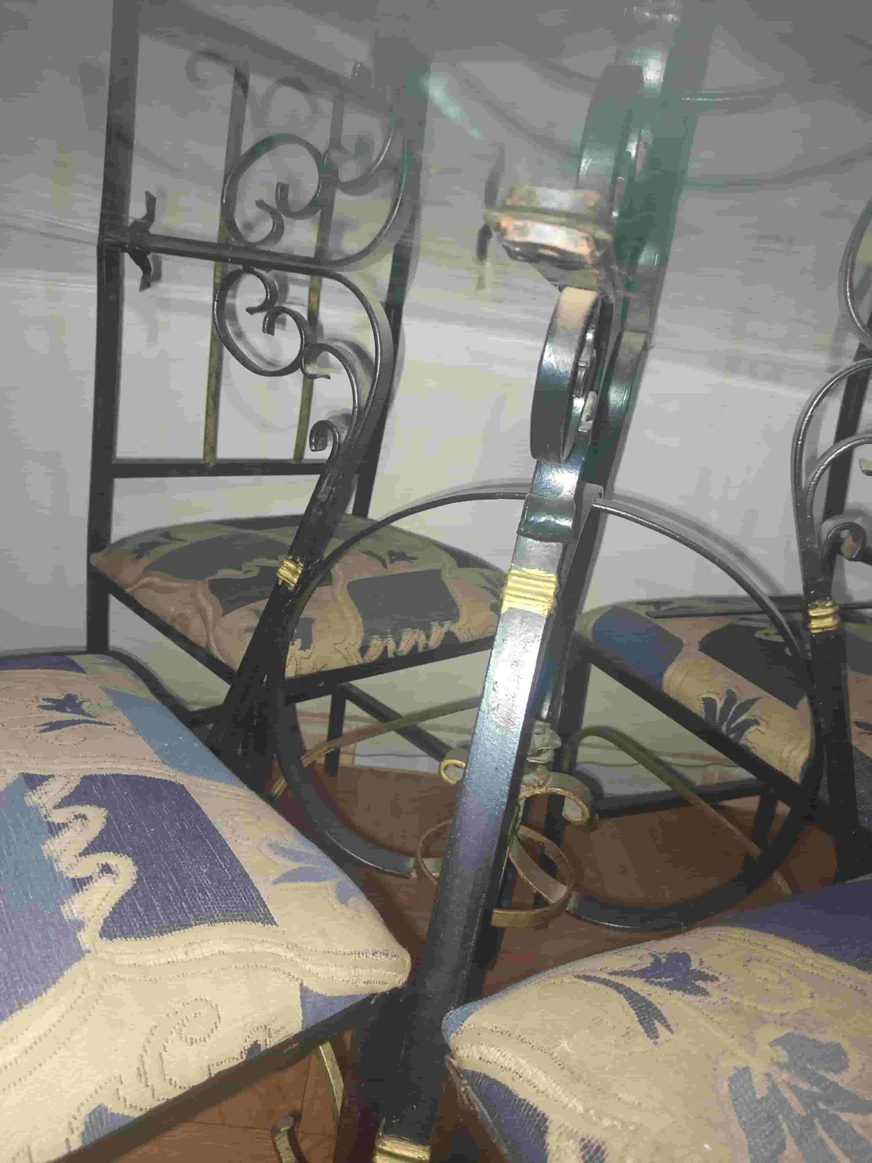 Dining table with four chairs Dining table with four chairs